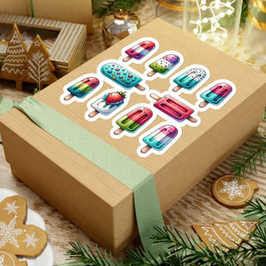 Vibrant Sticker Set - Fruity Summer Popsicles - Dipaliz - Decorative Stickers