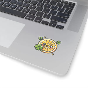 Zesty Lemon Slice Kiss Cut Stickers - Vinyl Decor - Dipaliz - Decorative