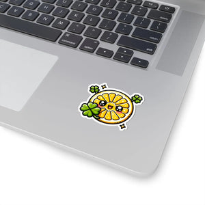 Zesty Lemon Slice Kiss Cut Stickers - Vinyl Decor - Dipaliz - Decorative