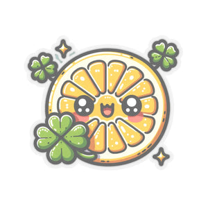 Zesty Lemon Slice Kiss Cut Stickers - Vinyl Decor - Dipaliz - Decorative