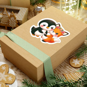 Playful Penguin and Squirrel Kiss-cut Stickers - Dipaliz - Electronics & Decals