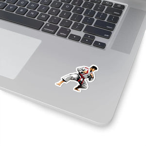 Taekwondo Kiss Cut Stickers - Durable Vinyl - Dipaliz - Decorative