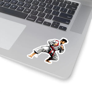 Taekwondo Kiss Cut Stickers - Durable Vinyl - Dipaliz - Decorative