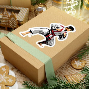 Taekwondo Kiss Cut Stickers - Durable Vinyl - Dipaliz - Decorative