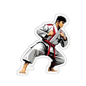 Taekwondo Kiss Cut Stickers - Durable Vinyl - Dipaliz - Decorative