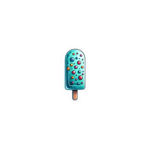 Vibrant Blue Popsicles Vinyl Decal - Satin Sticker - Dipaliz - Decorative Stickers