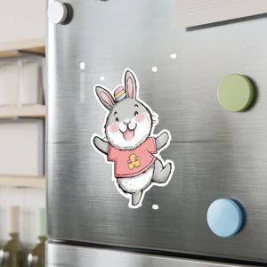 Playful Bunny Vinyl Decals - Durable Cut - Dipaliz - Decorative Stickers