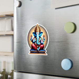 Divine Lord Ganesha Kiss Cut Vinyl - Satin Home Decor - Dipaliz - Decals