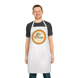 Vintage Herb Badge Cooking Apron - Polyester Canvas - Dipaliz - Aprons