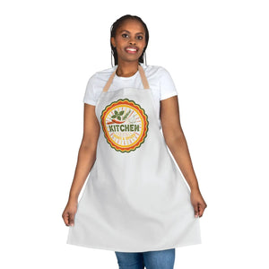 Vintage Herb Badge Cooking Apron - Polyester Canvas - Dipaliz - Aprons