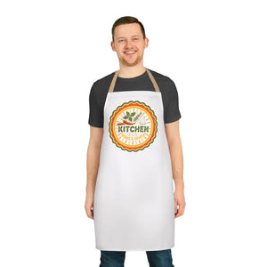 Vintage Herb Badge Cooking Apron - Polyester Canvas - Dipaliz - Aprons