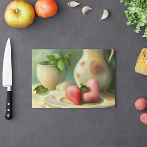 Fruits Cutting Board – Tempered Glass Kitchen Table - Dipaliz - Boards