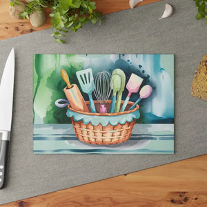 Chic Glass Cutting Board - Bold Abstract Tempered Design - Dipaliz - 8’’ x 11’’ / Rectangle - Boards