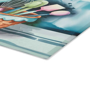 Chic Glass Cutting Board - Bold Abstract Tempered Design - Dipaliz - 8’’ x 11’’ / Rectangle - Boards