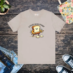 Dough Unisex Tee - Baking Enthusiasts Food Lovers Shirt - Dipaliz - Heather Cool Grey / Xs - T-shirts