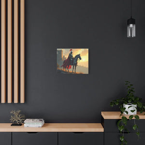 Epic Knight Horseback Canvas Wall – Stretched - Dipaliz - Prints