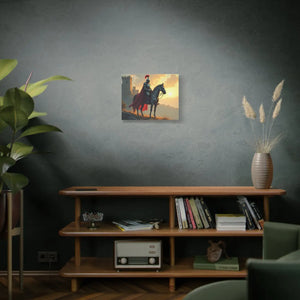 Epic Knight Horseback Canvas Wall – Stretched - Dipaliz - Prints