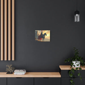 Epic Knight Horseback Canvas Wall – Stretched - Dipaliz - Prints