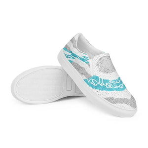 Womens Slip-on Canvas Shoes Knit Mesh Comfort Style - Dipaliz