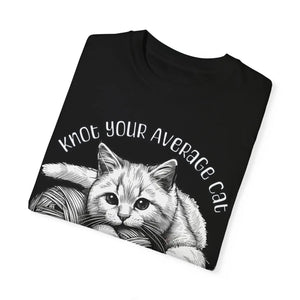 Knot your Average Cat Lover Tee Unisex Garment-dyed - Dipaliz - T-shirts