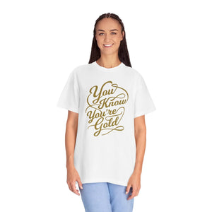 Golden Comfort Colors Unisex Shirt - Vibes Cotton - Dipaliz - T-shirts