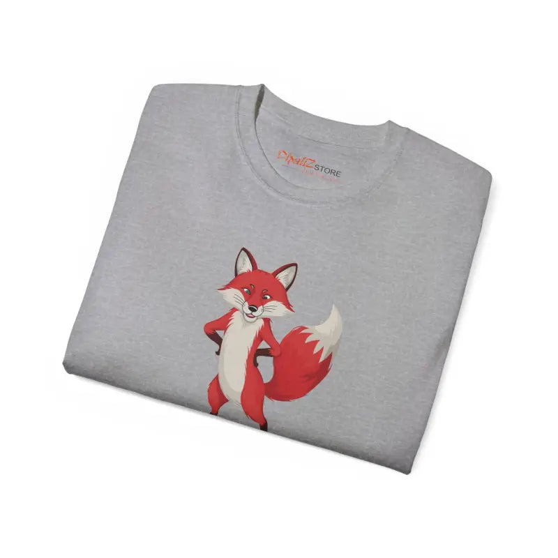 Ultra Cotton Fox Tee: Look Fabulous in Style! - T-shirt