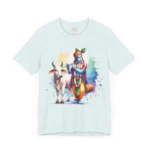 Epic Krishna Flute Tee - Unisex Jersey Short Sleeve - Dipaliz - T-shirts