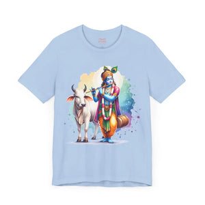 Epic Krishna Flute Tee - Unisex Jersey Short Sleeve - Dipaliz - T-shirts