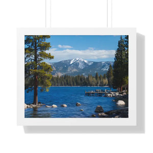 Lake Tahoe Gallery Canvas Wraps Framed Horizontal Poster - Dipaliz - 20’’ x 16’’ / White - Prints
