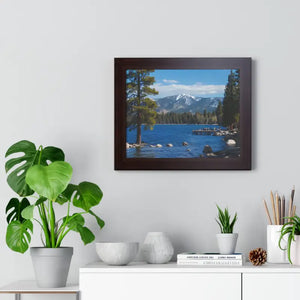 Lake Tahoe Gallery Canvas Wraps Framed Horizontal Poster - Dipaliz - Prints