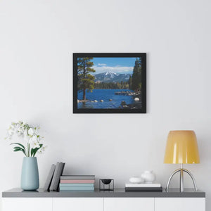 Lake Tahoe Gallery Canvas Wraps Framed Horizontal Poster - Dipaliz - Prints