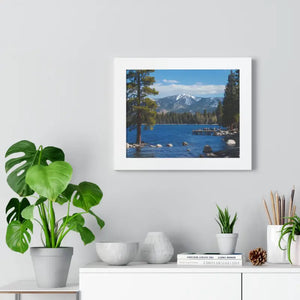 Lake Tahoe Gallery Canvas Wraps Framed Horizontal Poster - Dipaliz - Prints