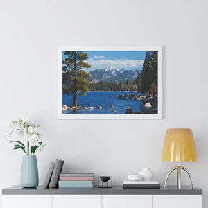 Lake Tahoe Gallery Canvas Wraps Framed Horizontal Poster - Dipaliz - Prints