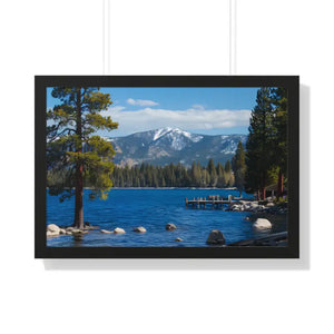 Lake Tahoe Gallery Canvas Wraps Framed Horizontal Poster - Dipaliz - Prints