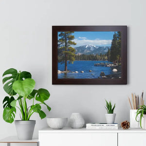 Lake Tahoe Gallery Canvas Wraps Framed Horizontal Poster - Dipaliz - Prints