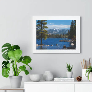 Lake Tahoe Gallery Canvas Wraps Framed Horizontal Poster - Dipaliz - Prints