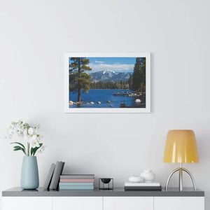 Lake Tahoe Gallery Canvas Wraps Framed Horizontal Poster - Dipaliz - Prints