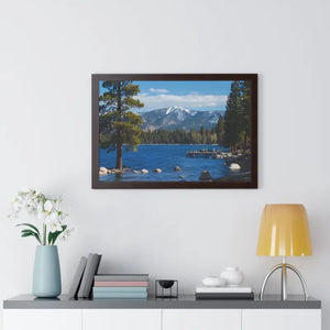Lake Tahoe Gallery Canvas Wraps Framed Horizontal Poster - Dipaliz - Prints