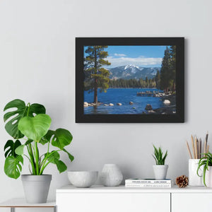 Lake Tahoe Gallery Canvas Wraps Framed Horizontal Poster - Dipaliz - Prints