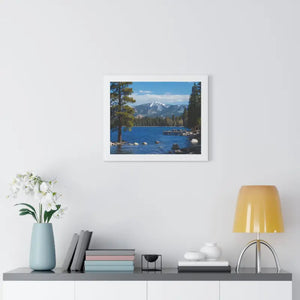 Lake Tahoe Gallery Canvas Wraps Framed Horizontal Poster - Dipaliz - Prints