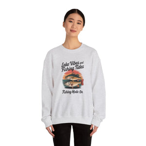 Cozy Lake Vibes Heavy Blend Crewneck - Fishing Days - Dipaliz - Sweatshirts