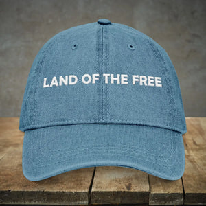 Vintage Denim Hat - Embroidered Land Patriotic - Dipaliz - Baseball Caps