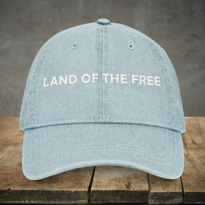 Vintage Denim Hat - Embroidered Land Patriotic - Dipaliz - Baseball Caps