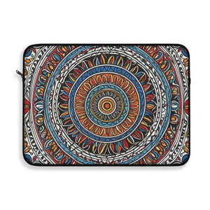 Vibrant Pattern Laptop Sleeve with Plush Fleece Interior - Dipaliz - 15’’ - Bags