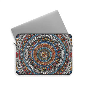 Laptop Sleeve - Vibrant Pattern with Plush Fleece Interior - Dipaliz