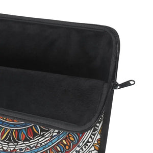 Laptop Sleeve - Vibrant Pattern with Plush Fleece Interior - Dipaliz