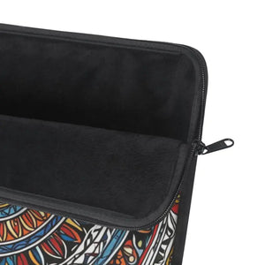 Laptop Sleeve - Vibrant Pattern with Plush Fleece Interior - Dipaliz