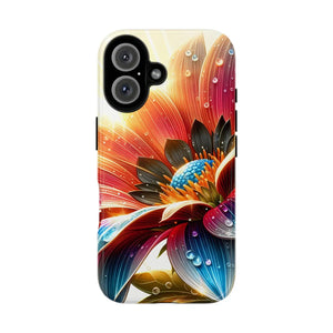 Protective Phone Cases Large Dahlia Flower Water Drops - Dipaliz - Mobile