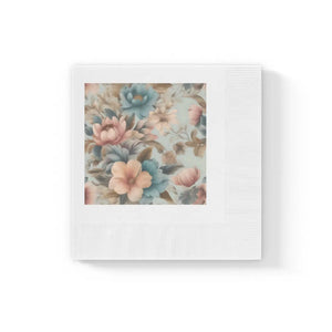 Floral Pattern Napkins – Soft Broadcloth Fabric - Dipaliz - Paper