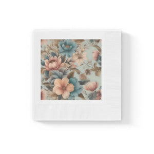 Floral Pattern Napkins – Soft Broadcloth Fabric - Dipaliz - Paper